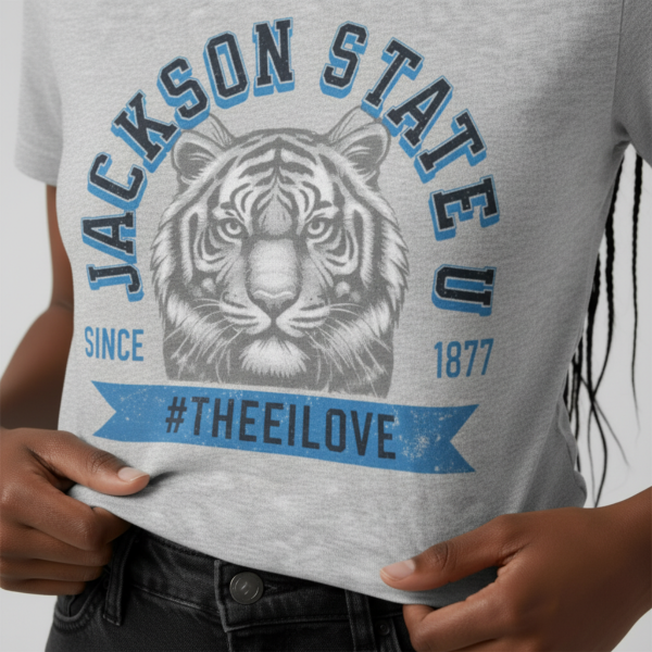 20260812141510-1f196583-a93c-6daa-b532-ce7d8eedce9c.png Jackson State Univ #TheeILove Women's Baby Blue Favorite Tee