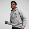 Jackson State Univ #TheeILove Men's White Fleece Pullover Hoodie