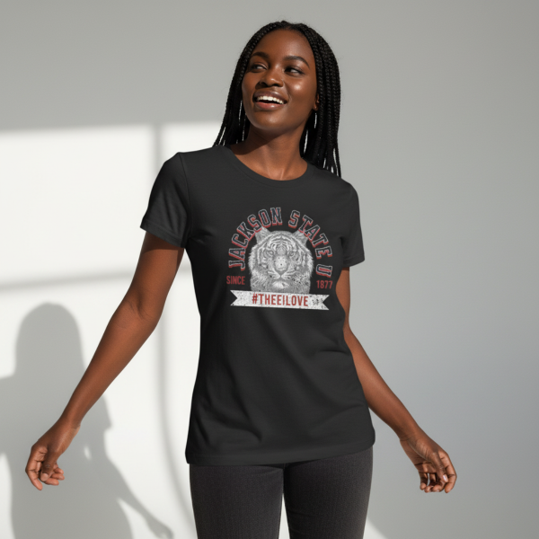 Jackson State Univ #TheeILove Women's White Favorite Tee