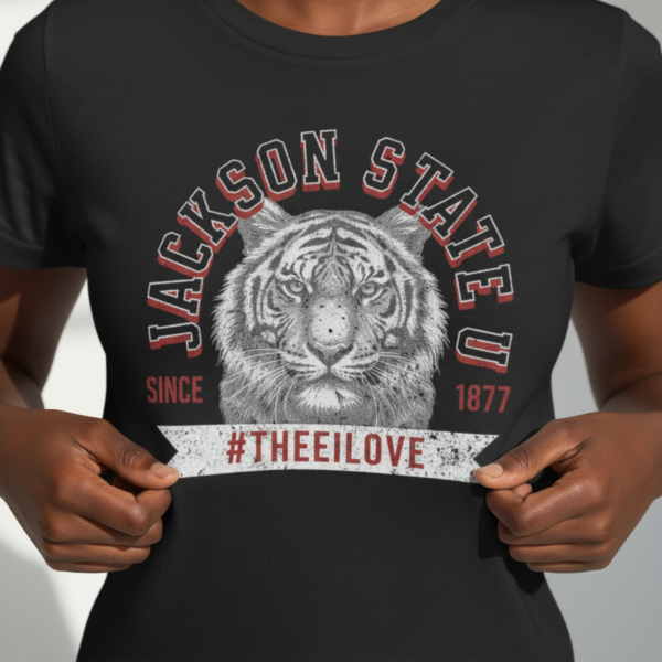 Jackson State Univ #TheeILove Women's White Favorite Tee