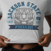20260812145558-1f1965de-d493-61ba-84d4-0606c6bf4932.png Jackson State Univ #TheeILove Women's Navy Favorite Tee