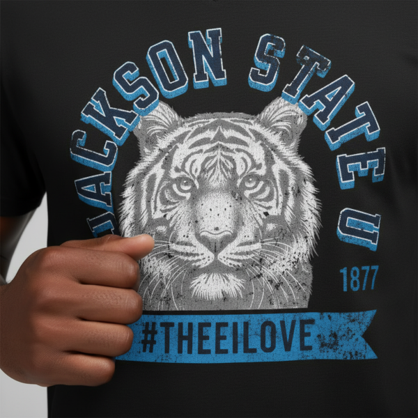 20260812153618-1f196639-0165-6594-aa44-62a59c3a1b65.png Jackson State Univ #TheeILove Men's Baby Blue Jersey Short Sleeve V-Neck Tee