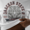 20260812161112-1f196686-fd8f-6854-b915-0623782ef229.png Jackson State Univ #TheeILove Women's Navy Women's Flowy Cropped Tee