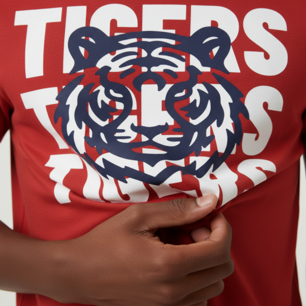 Jackson State Univ Tigers 3X White Jersey Short Sleeve Tee
