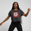 20260812202623-1f1968c1-5e3b-614e-8a58-fae6cfce1ed1.png Jackson State Univ Tigers 3X Red Women's Flowy Cropped Tee
