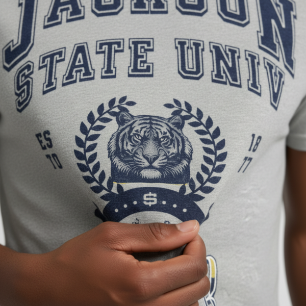 20260813125645-1f197167-06b6-6ee2-bf62-22cfcfd0de2b-5.png Proud Jackson State Univ Tiger Men's White Jersey Short Sleeve V-Neck Tee