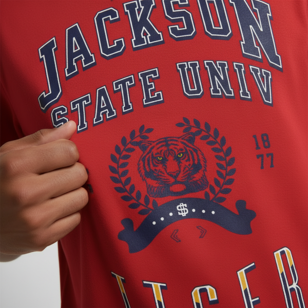 20260814023737-1f197891-d0b5-6456-a1ac-86f4b944f1c9.png Proud Jackson State Univ Tiger Men's Navy Jersey Short Sleeve V-Neck Tee