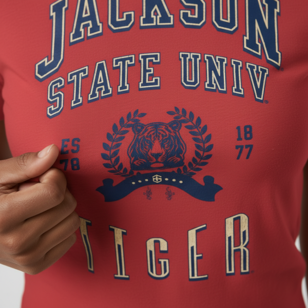20260814025017-1f1978ae-1efb-6afe-b925-b66e92681915.png Proud Jackson State Univ Tiger Women's Navy Favorite Tee