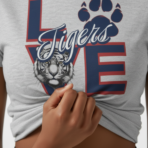 20260814034647-1f19792c-6908-674a-94b0-aeaff5eb86c5.png Love Tigers Varsity Women's Favorite Tee