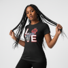 Love Tigers Varsity Women's Black Favorite Tee