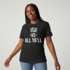 JSU vs All Ya'll Black Font Jersey Short Sleeve Tee