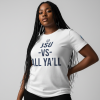 JSU vs All Ya'll Navy Tiger Edition Jersey Short Sleeve Tee
