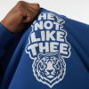They Not Like Thee Tiger White Men's Fleece Pullover Hoodie