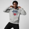 Thee I Heart Men's Block Navy Fleece Pullover Hoodie