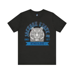 Jackson State Univ #TheeILove Men's Baby Blue Jersey Short Sleeve Tee