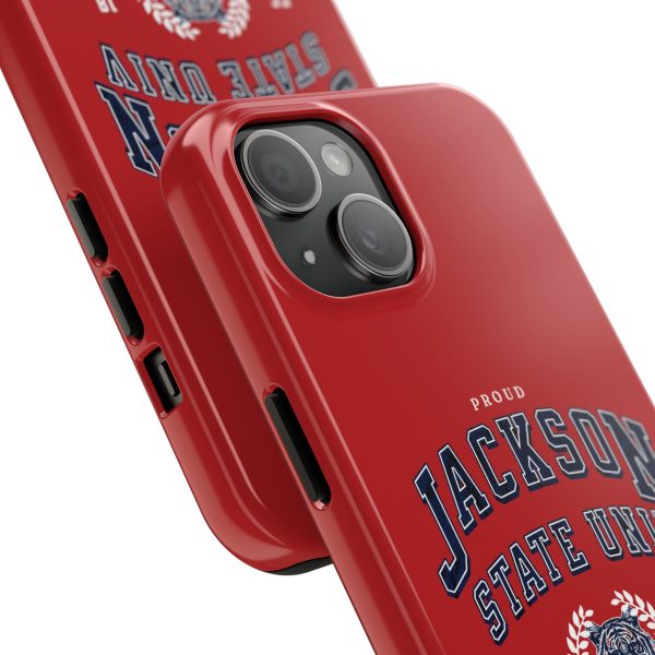 2952629286295567487_4096.jpeg Proud Jackson State Univ Tiger White - Red Case