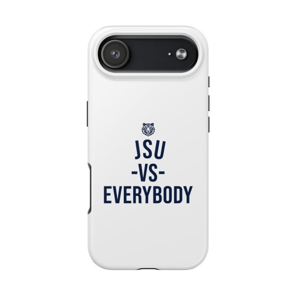 JSU vs Everybody Tiger White Navy Cell Phone Case