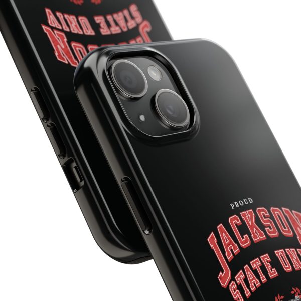 3218383646196484825_4096.jpeg Proud Jackson State Univ Tiger Red - Black Case