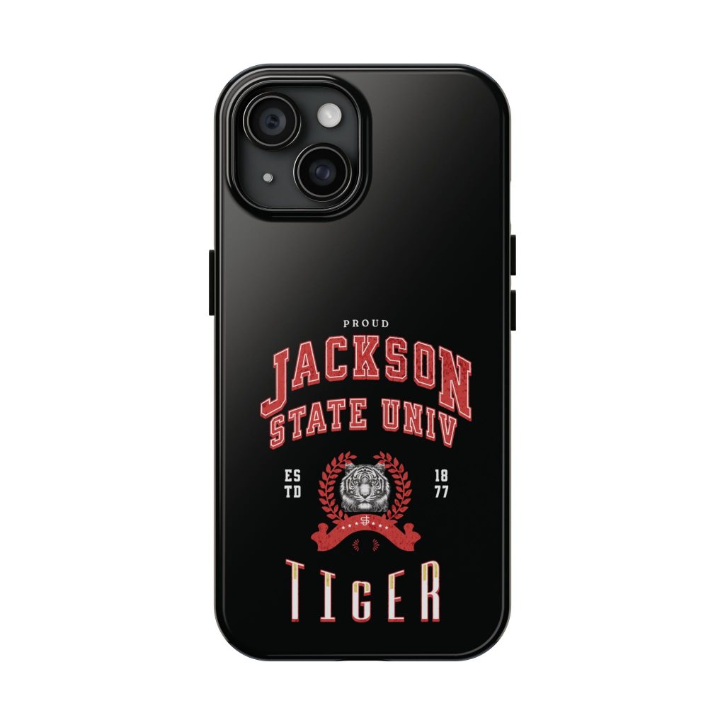 Proud Jackson State Univ Tiger Red - Black Case