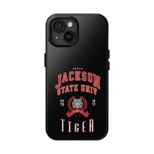 Proud Jackson State Univ Tiger Red - Black Case