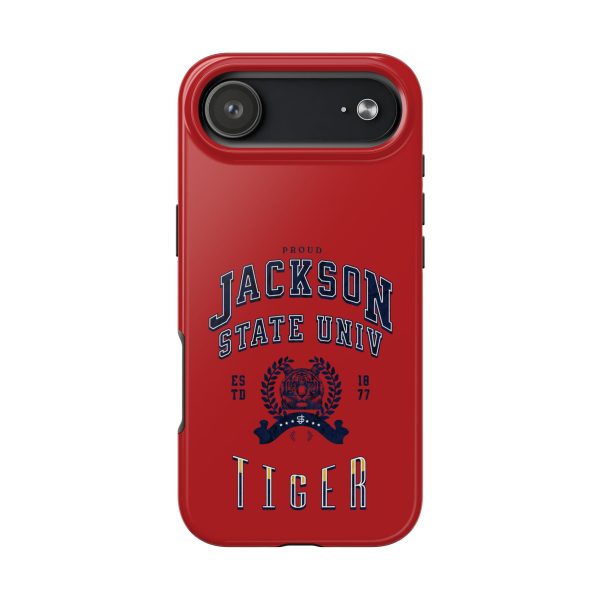 3428704761119900091_4096.jpeg Proud Jackson State Univ Tiger Navy - Red Case