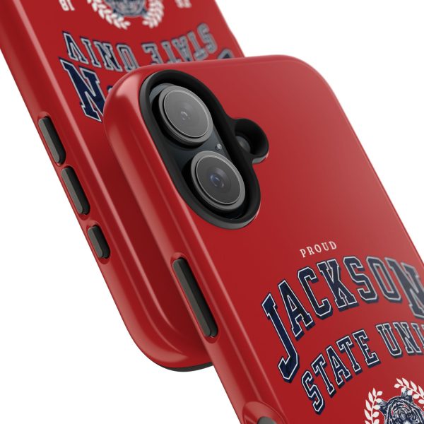 3879236136229024847_4096.jpeg Proud Jackson State Univ Tiger White - Red Case
