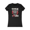 3880882438266062358_2048.jpeg #TheeILove Jackson State U Tigerhead Women's Red Favorite Tee