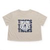 4291450918506217678_2048-1.jpeg Jackson State Univ Tigers 3X Navy Women's Flowy Cropped Tee
