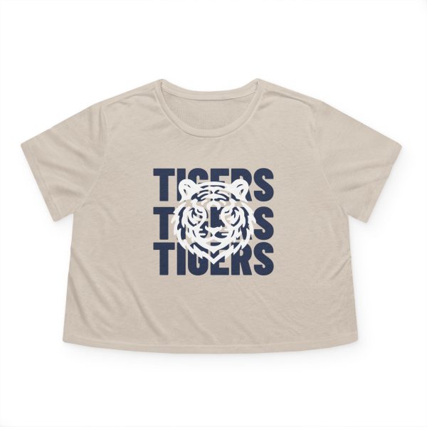 4291450918506217678_2048-1.jpeg Jackson State Univ Tigers 3X Navy Women's Flowy Cropped Tee