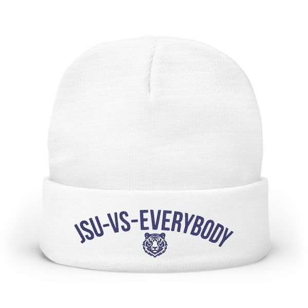 JSU vs Everybody Knit Embroidered Beanie
