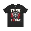 4609485703077170464_2048.jpeg #TheeILove Jackson State U Tigerhead Men's Red Jersey Short Sleeve Tee