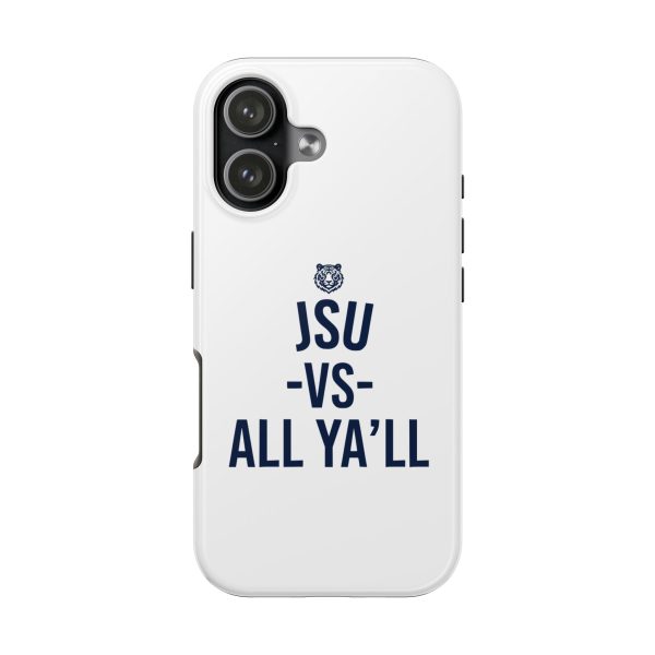 JSU vs All Ya'll Tiger White Navy Cell Phone Case