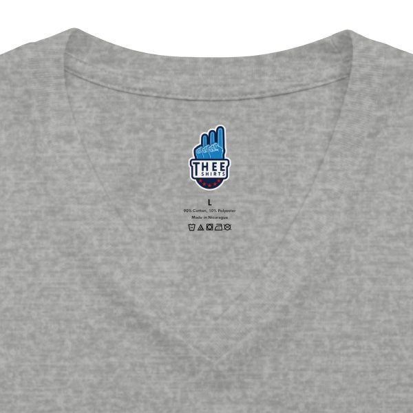 5217443977303522292_2048.jpeg Jackson State Univ #TheeILove Men's Navy Jersey Short Sleeve V-Neck Tee