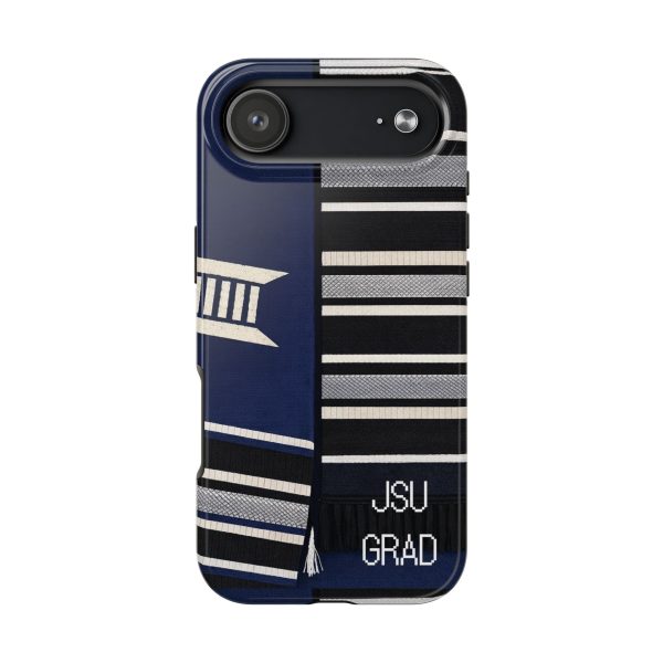 Thee Shirts - JSU Graduation Stole JSU Grad - Navy Phone Case