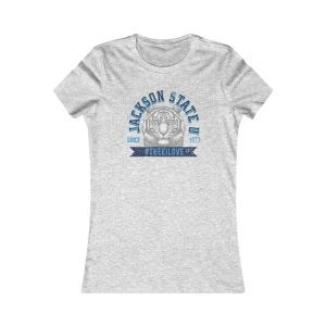 Jackson State Univ #TheeILove Women's Navy Favorite Tee
