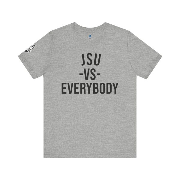 568185148412489877_2048.jpeg JSU vs Everybody Font Jersey Short Sleeve Tee