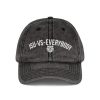 JSU vs Everybody Tiger White Embroidered Vintage Dad Cap