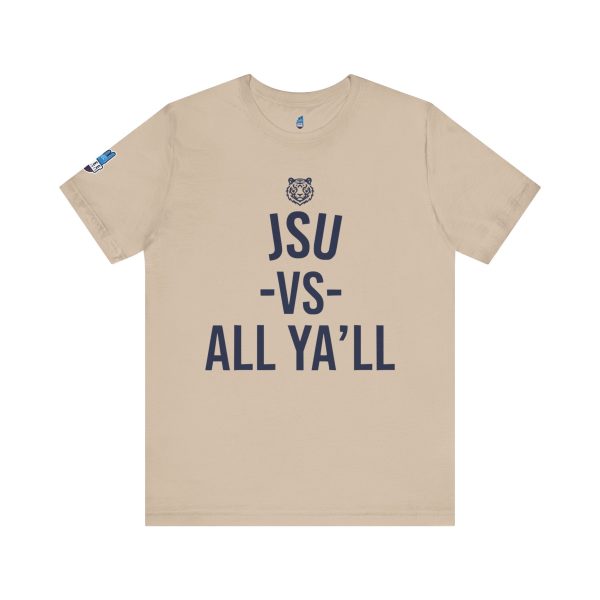 JSU vs All Ya'll Navy Tiger Edition Jersey Short Sleeve Tee