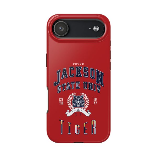 6525532597669728557_4096.jpeg Proud Jackson State Univ Tiger White - Red Case