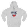 7363139931080919208_2048.jpeg Thee I Heart Women's Block Navy Premium Pullover Hoodie