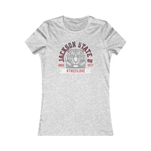 Jackson State Univ #TheeILove Women's White Favorite Tee
