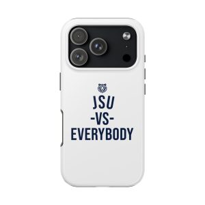 7443469332854672211_4096.jpeg JSU vs Everybody Tiger White Navy Cell Phone Case