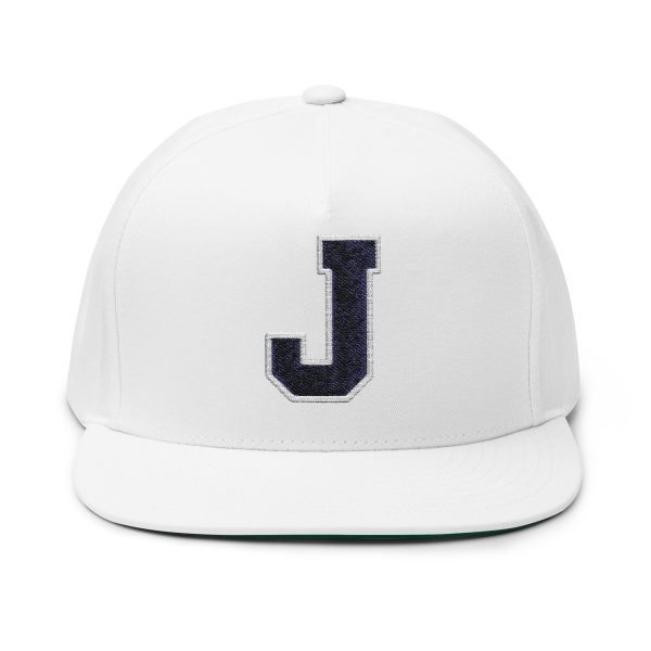 Thee Shirts "J" Navy Embroidered Bill Cap