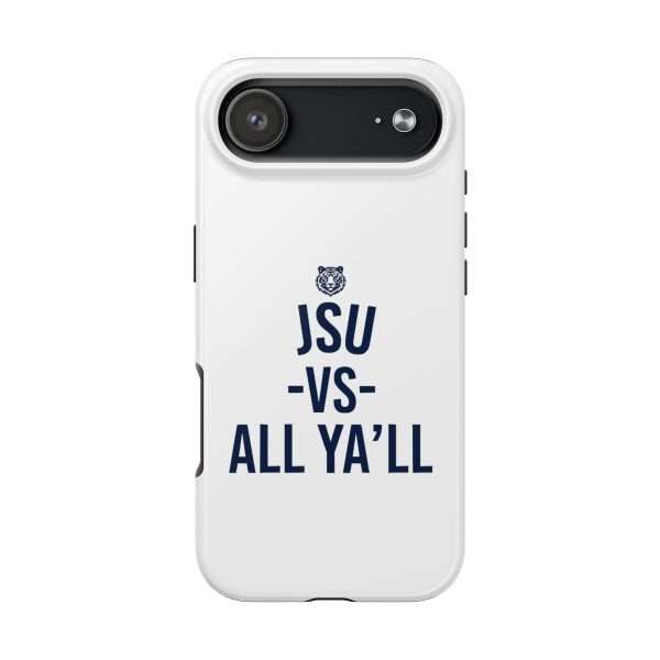 JSU vs All Ya'll Tiger White Navy Cell Phone Case