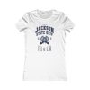 8571933751428250697_2048.jpeg Proud Jackson State Univ Tiger Women's Navy Favorite Tee