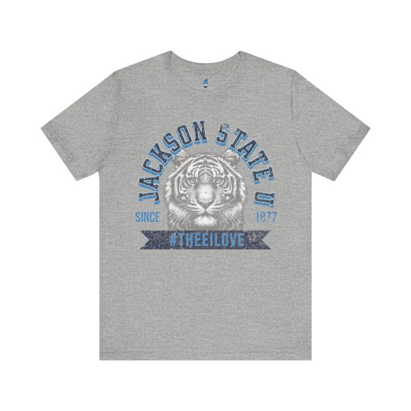 8707660169162888535_2048.jpeg Jackson State Univ #TheeILove Men's Navy Jersey Short Sleeve Tee