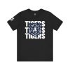 Jackson State Univ Tigers 3X White Jersey Short Sleeve Tee