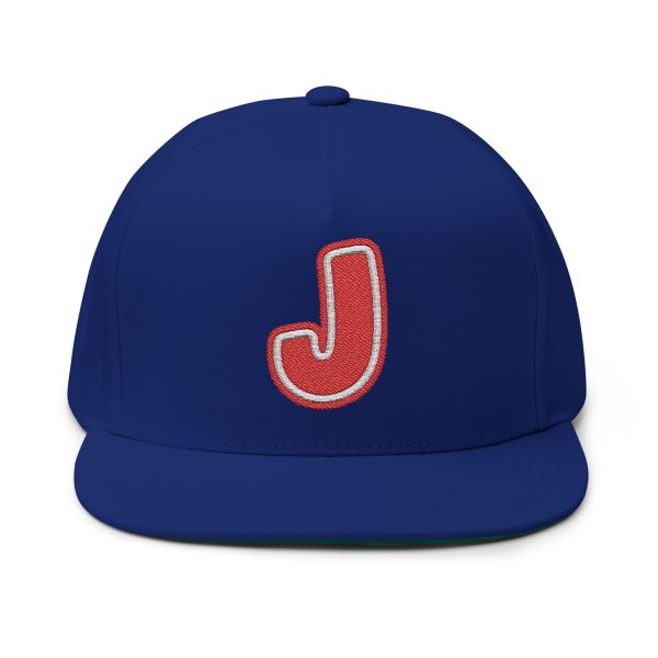Thee Shirts "J" Red Graffiti Embroidered Bill Cap