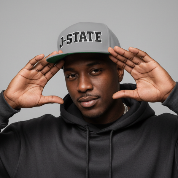 20261006151846-1f1c1993-9512-6a84-ab70-22b541e5f7a3.png Thee Shirts J-State Navy Embroidered Bill Cap