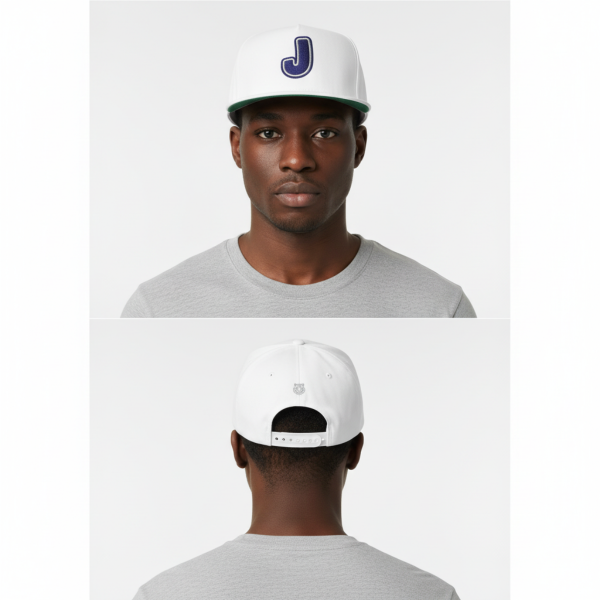 20261006152403-1f1c199f-65bb-620c-adf8-3ab5a34aa22e.png Thee Shirts "J" Navy Graffiti Embroidered Bill Cap